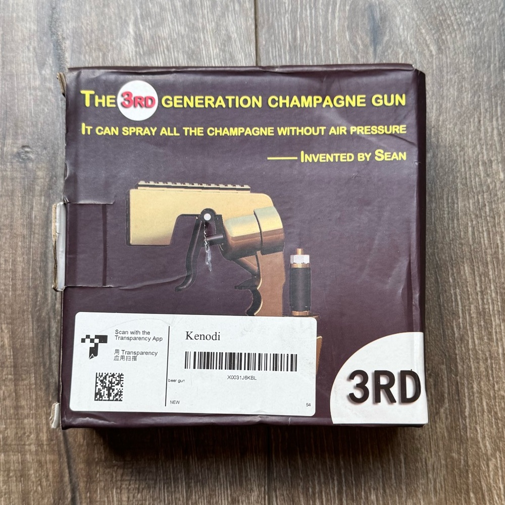 Champagne Gun as seen on Bravo